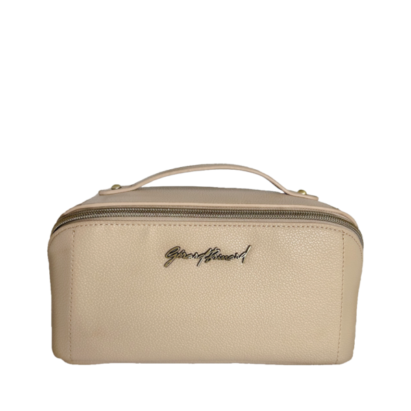 Unfold Chique Make-up Organizer - Beige klein